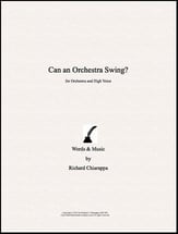 Can an Orchestra Swing? Orchestra sheet music cover